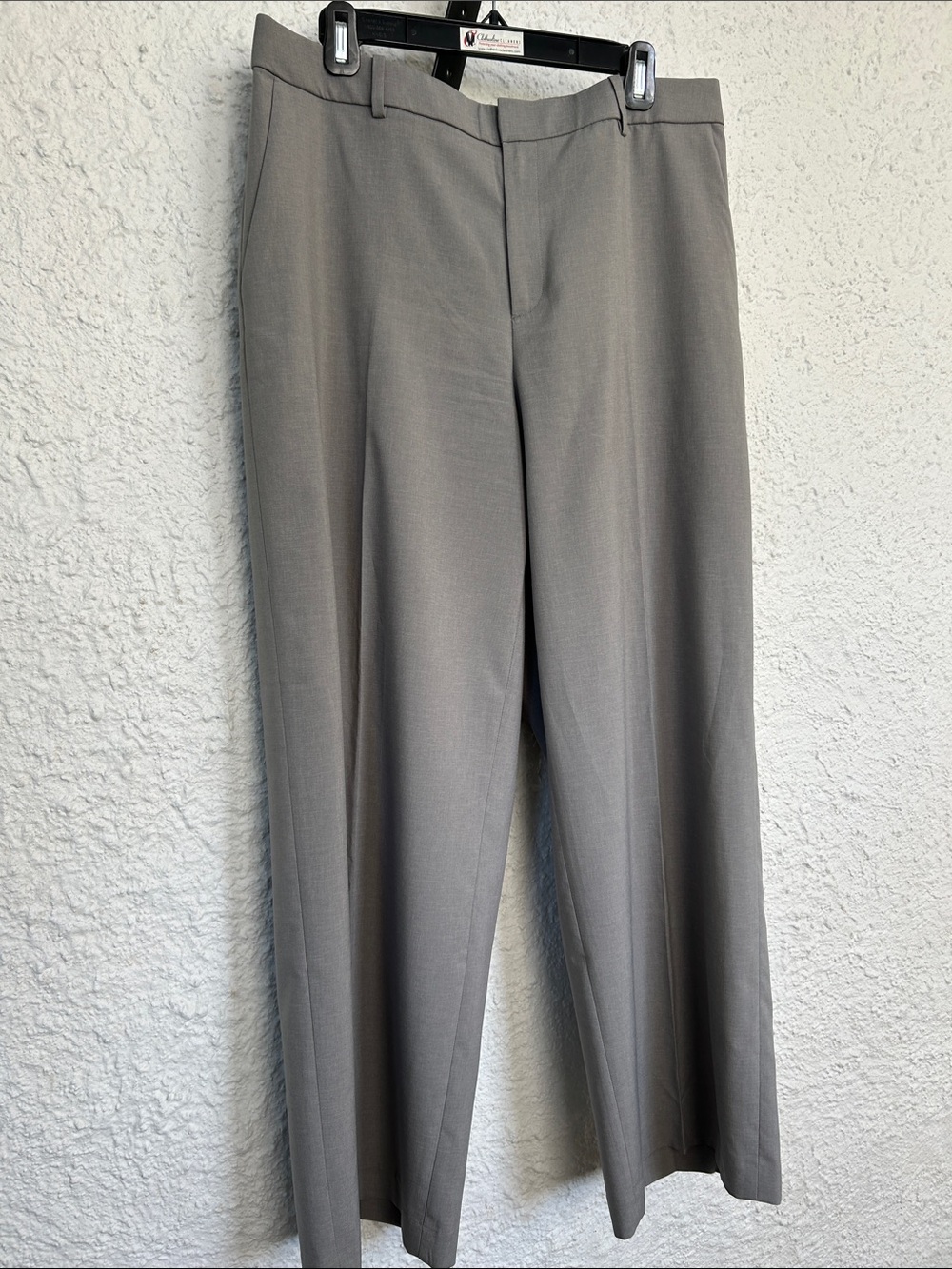 Uniqlo Wide Leg Women's Pants in Light Gray